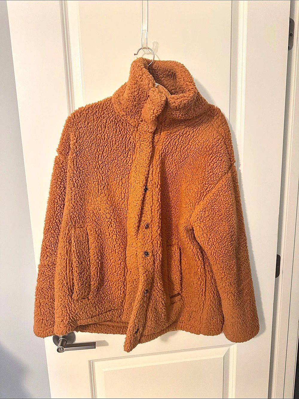 Billabong Sundown Sherpa Jacket Teddy Brown Medium
